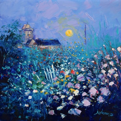 Harvest moon Abbey Gardens Isle of Iona 20x20 Harvest moon Abbey Gardens Isle of Iona 20x20